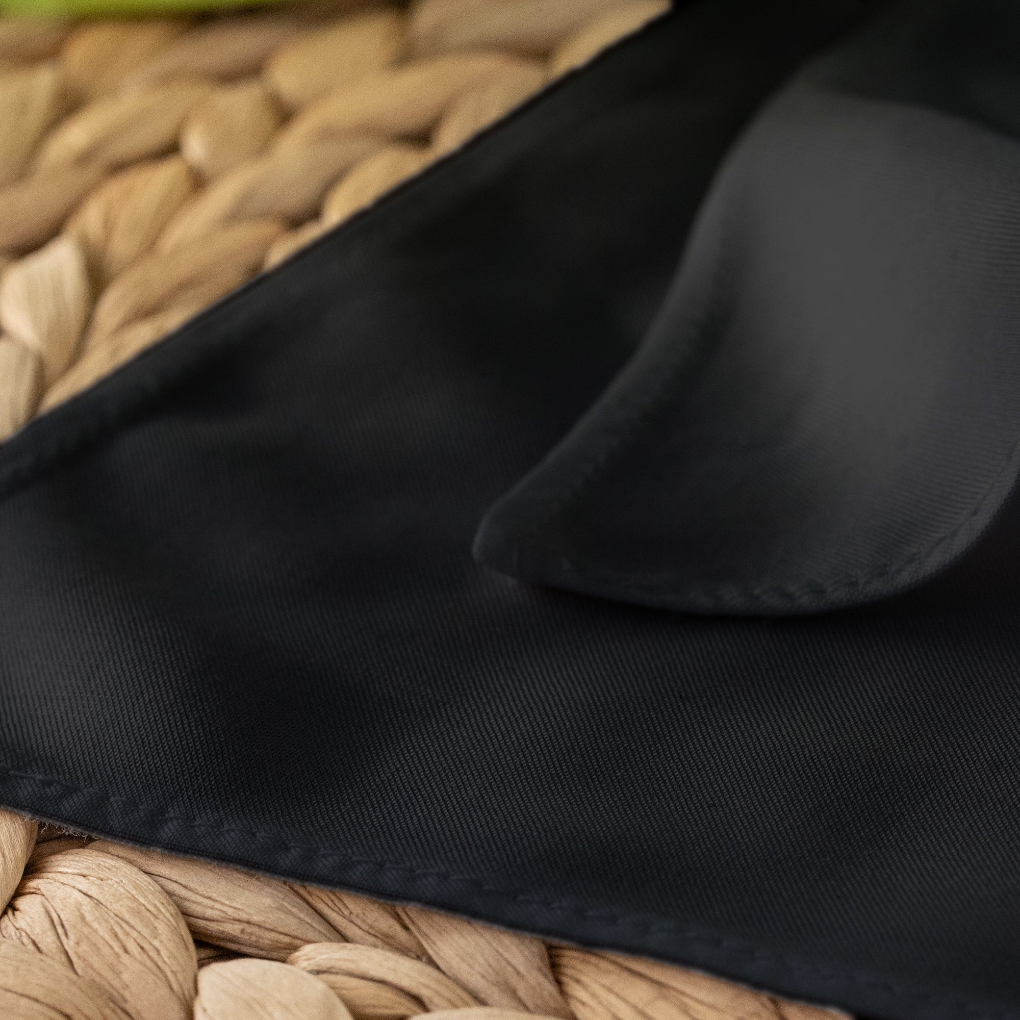 Schwarze Stofftaschentücher aus Bambusfaser (ab 3 Stück)