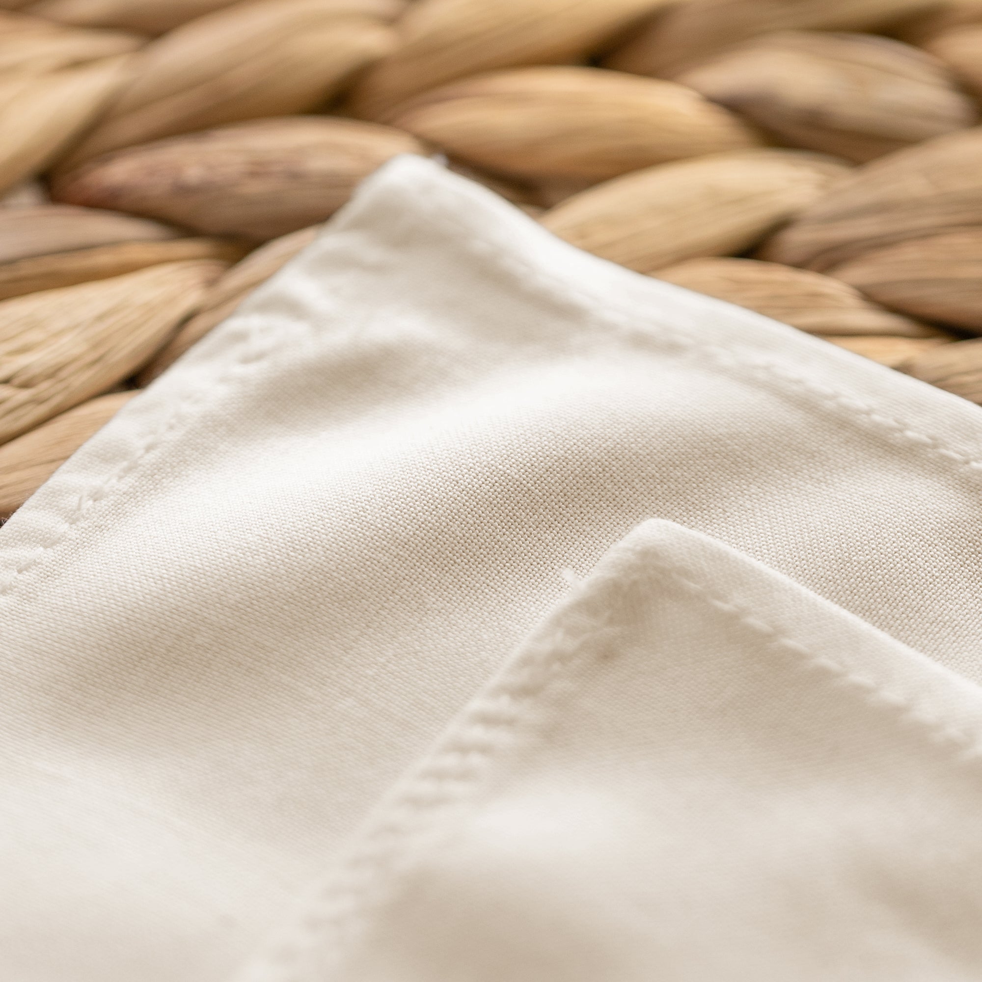 Beige Stofftaschentücher aus Bambusfaser (ab 3 Stück)